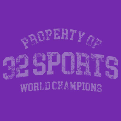 PROPERTY OF 32 SPORTS - T-SHIRT - $SVE3R5$ Design